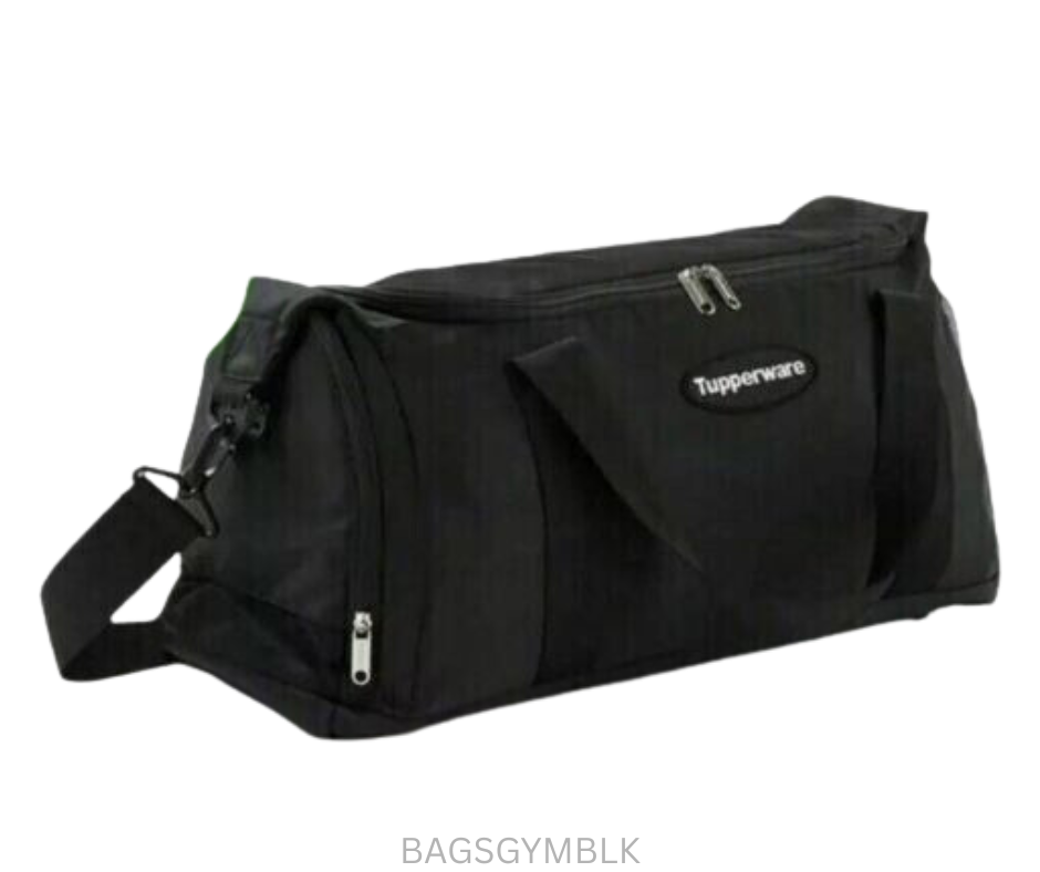 Tupperware Gym Bag - Black