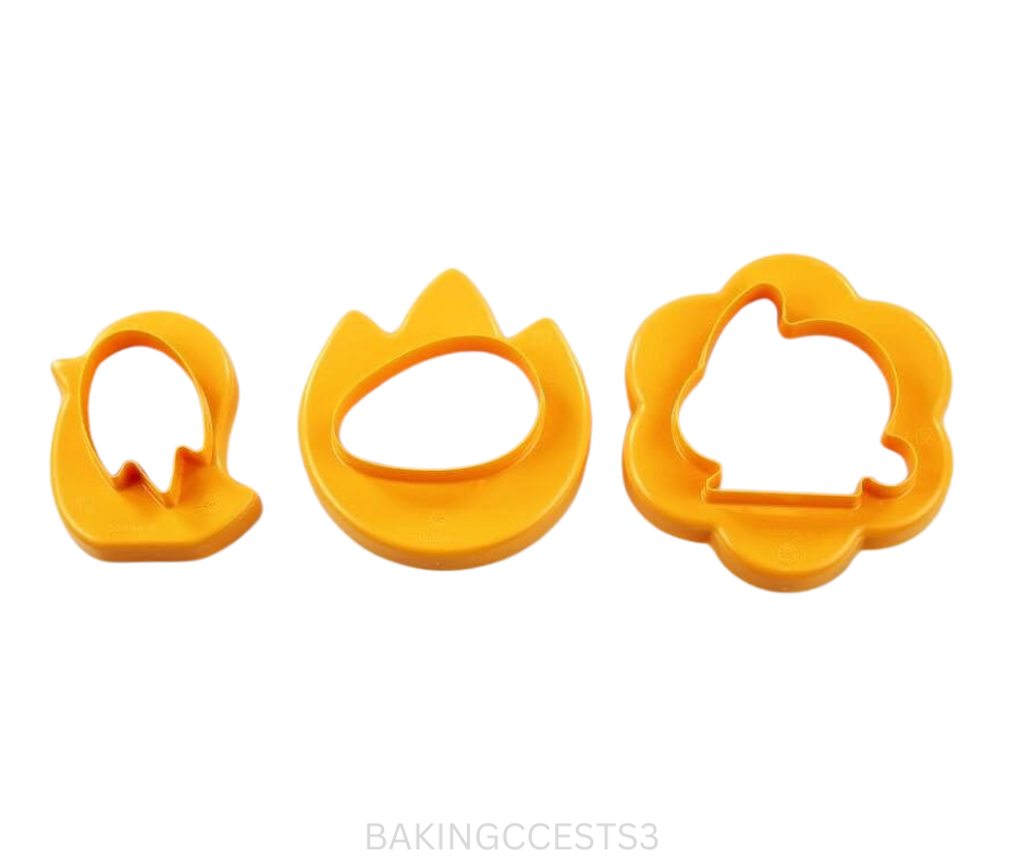 Tupperware Cookie Cutters - Easter - Set of 3