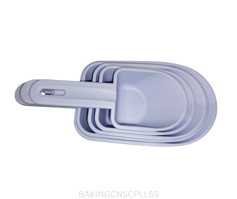 Tupperware Canister Scoops Lilac - Set of 5