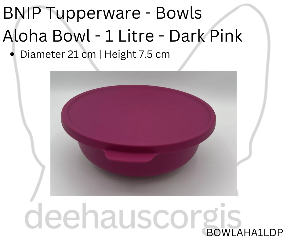 Aloha Bowl 1 Litre - Dark Pink