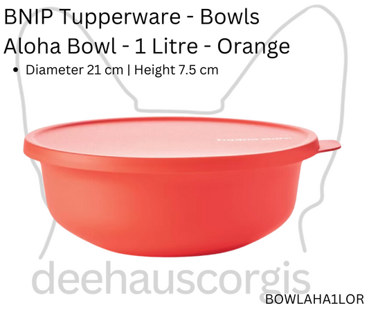 Aloha Bowl 1 Litre - Orange