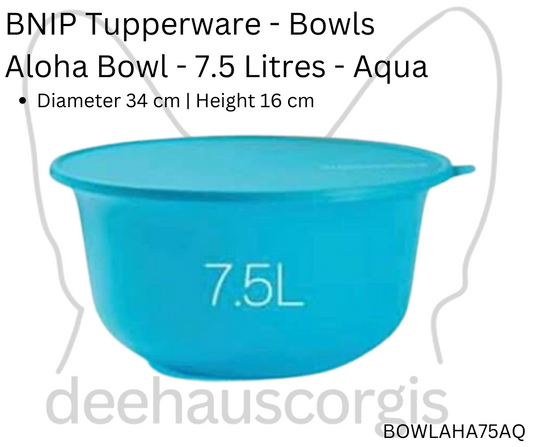 Aloha Bowl 7.5 Litre - Aqua