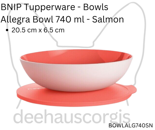 Allegra Bowl 740 ml - Salmon