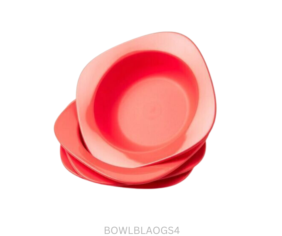 Tupperware Bloomia Bowls - Orange - Set of 4
