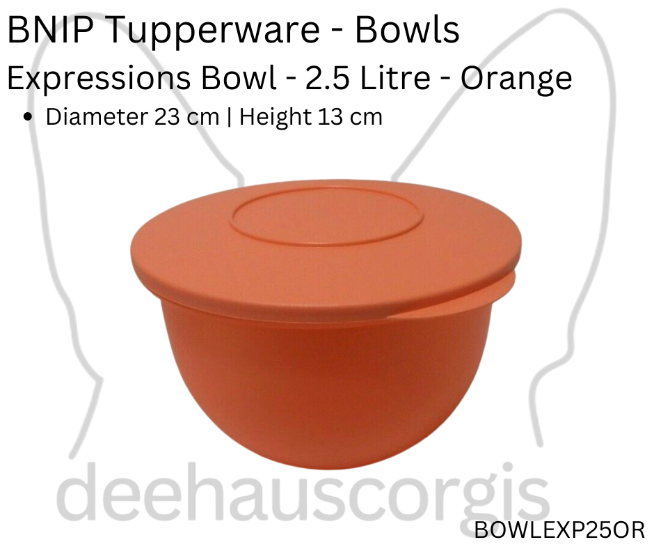 Expressions Bowl 2.5 Litre - Orange