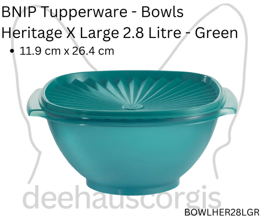 Bowl - Heritage X Large 2.8 Litre - Green