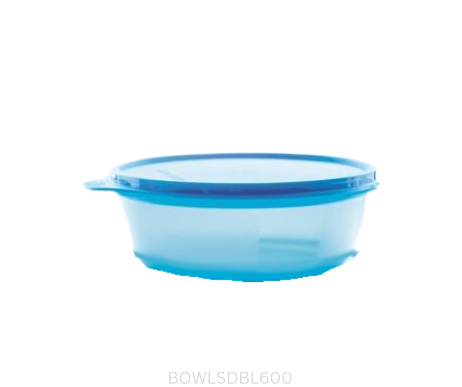 Tupperware Salad Bowl - Blue - 600ml
