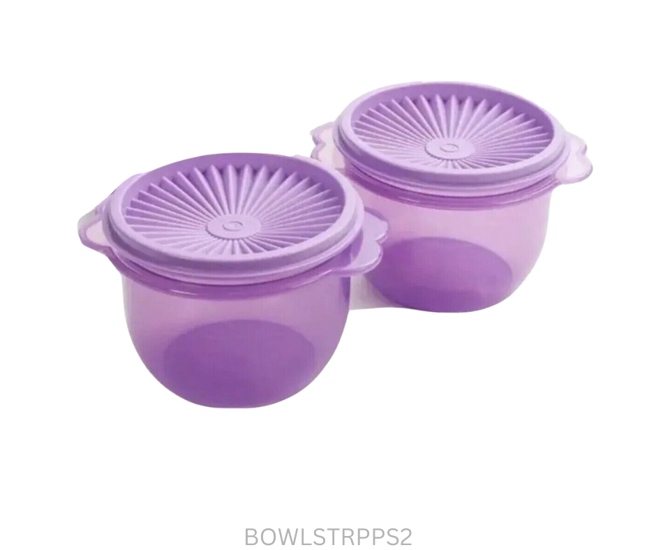 Tupperware Star Bowls - Purple - Set of 2