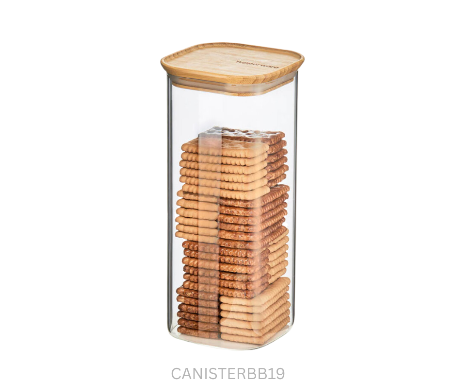 Tupperware Canister - Bamboo - 1.9 Litre