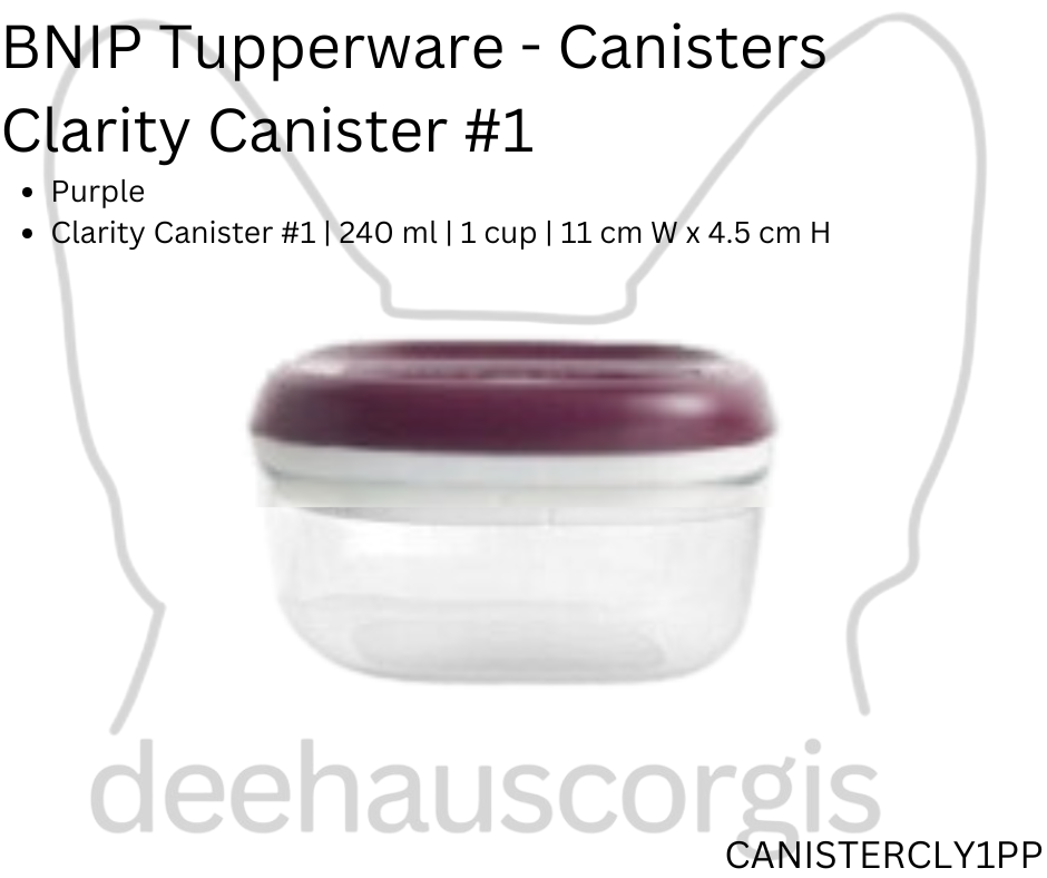 Clarity Canister #1 - Purple