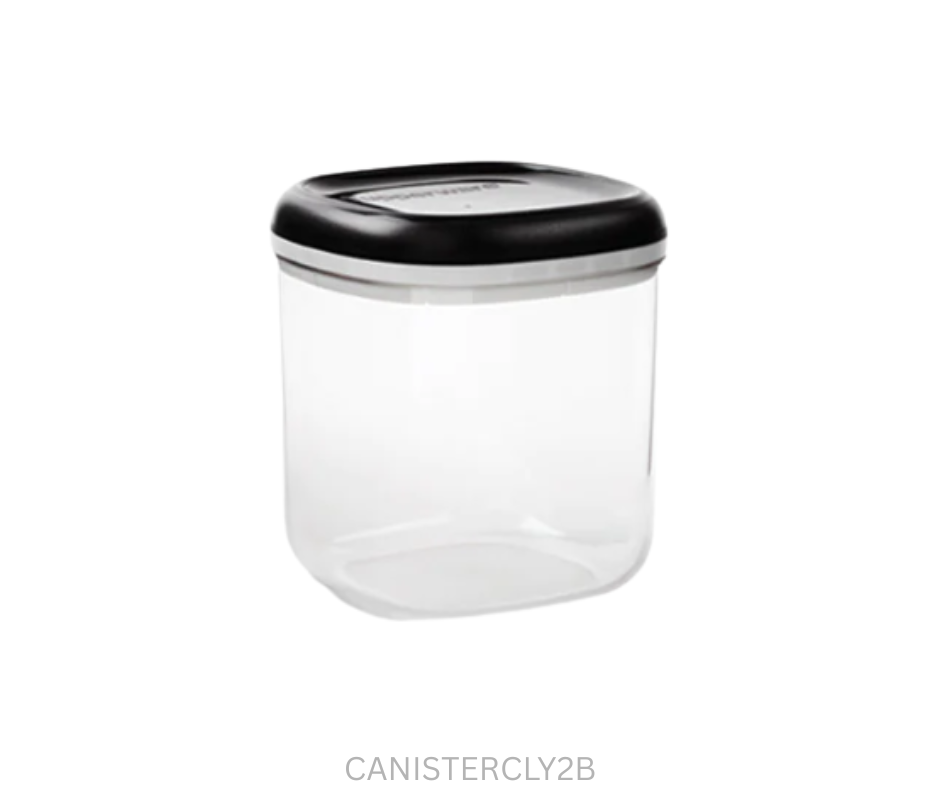 Tupperware Clarity Canister #2 - Black
