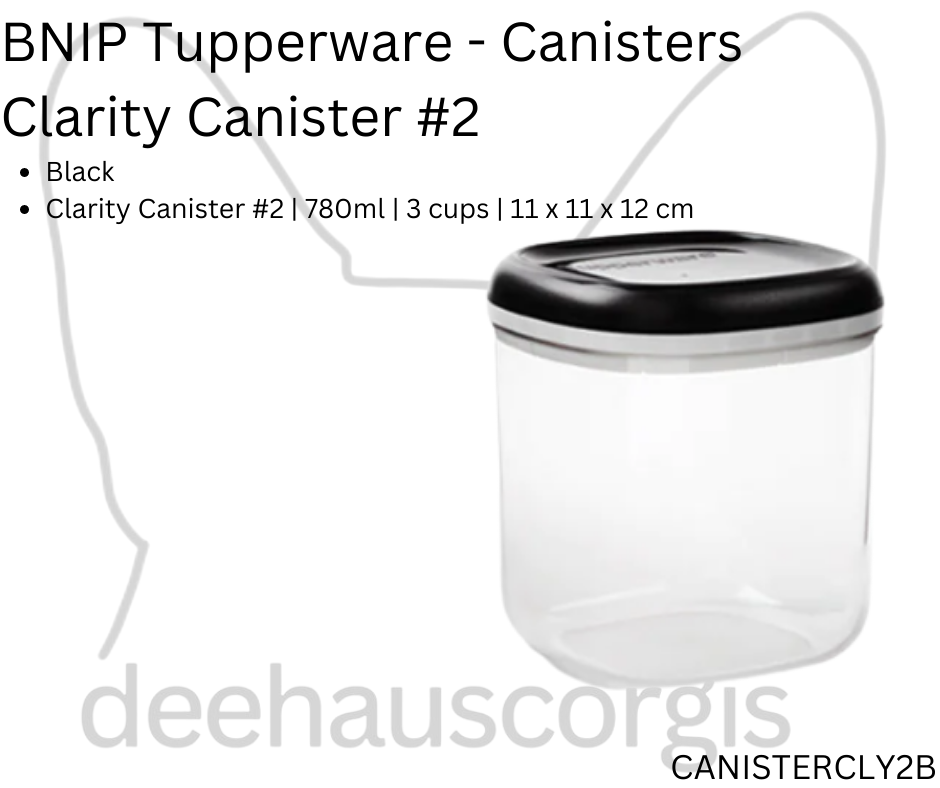 Clarity Canister #2 - Black