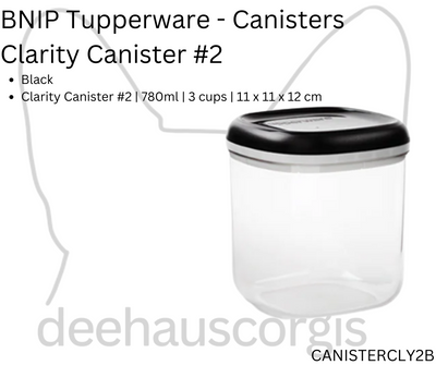 Clarity Canister #2 - Black