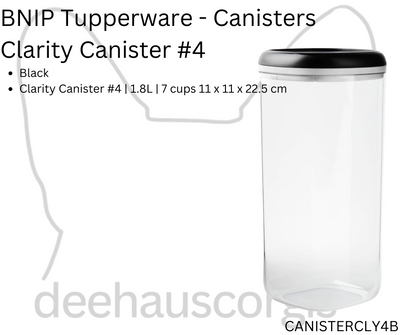 Clarity Canister #4 - Black