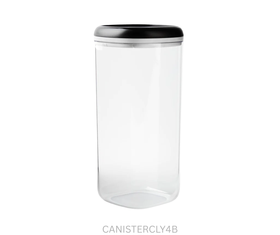 Tupperware Clarity Canister #4 - Black