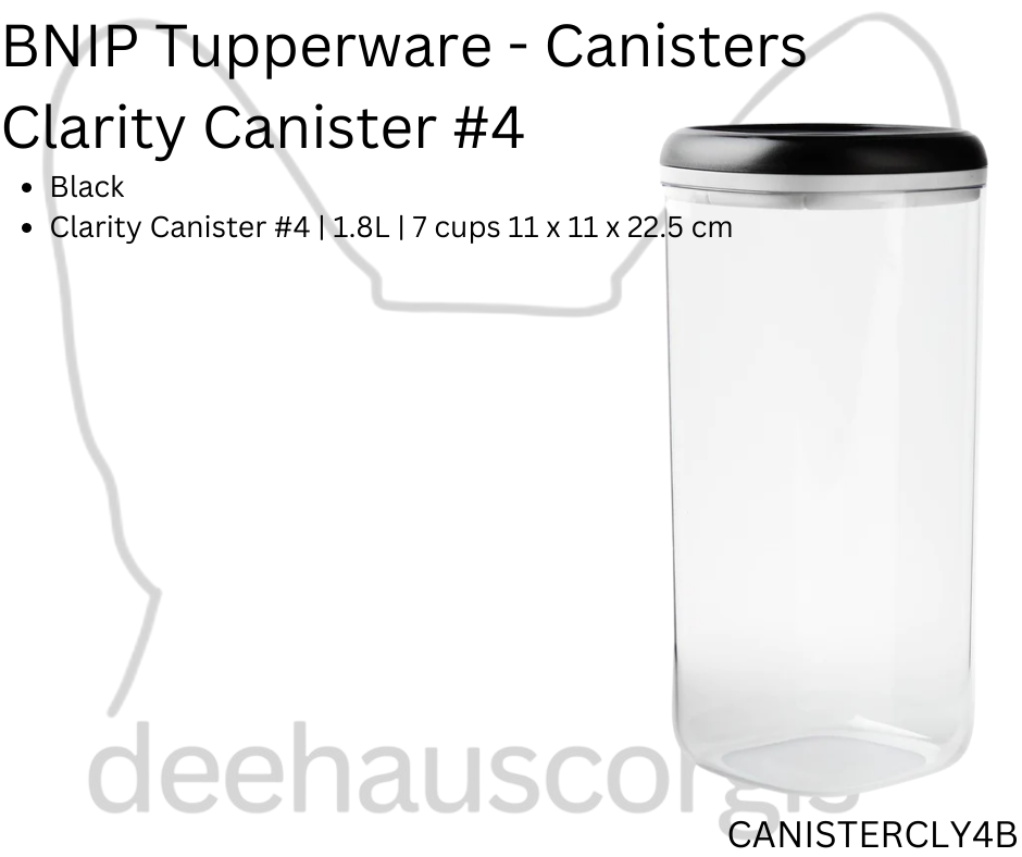 Clarity Canister #4 - Black