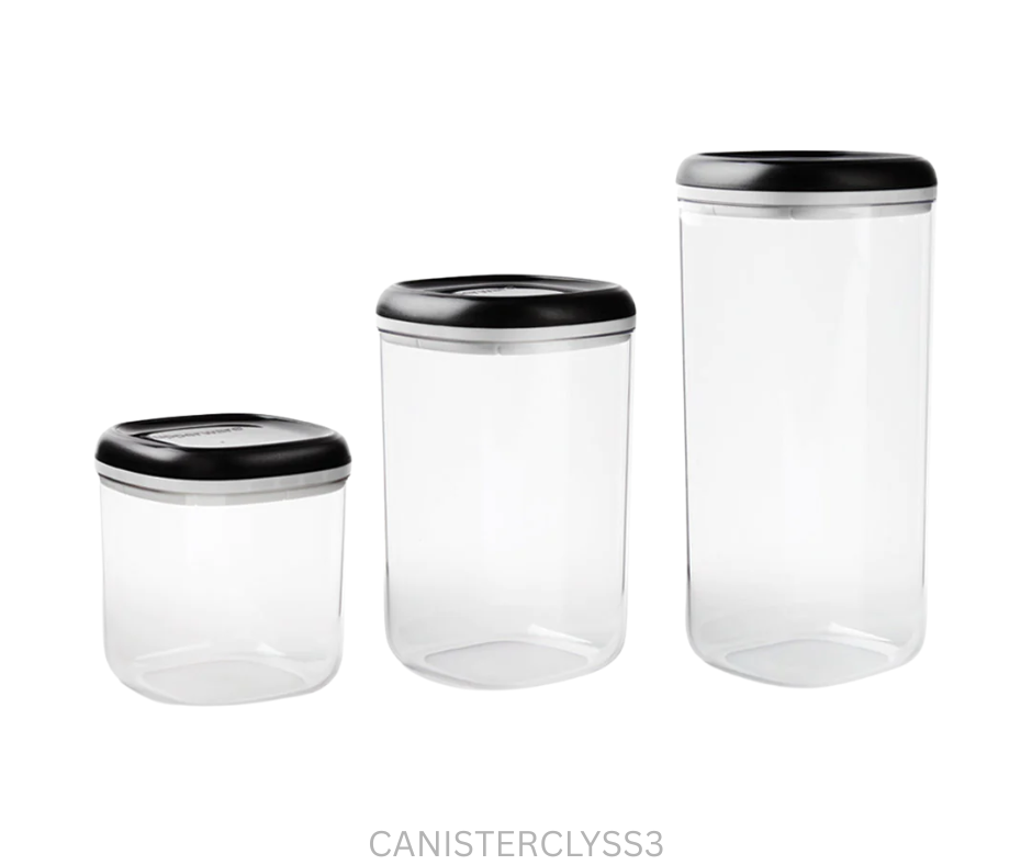 Tupperware Clarity Canister - Set of 3