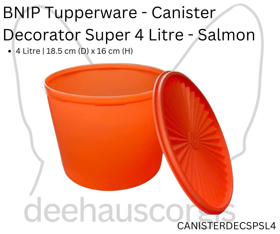 Canister - Decorator Super Salmon - 4 Litre