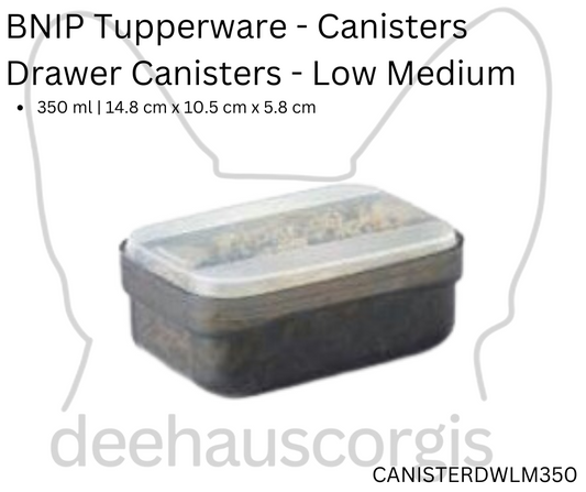 Drawer Canister - Low Medium - 350 ml