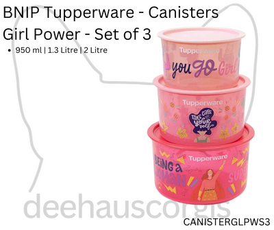 Canister - Girl Power - Set of 3