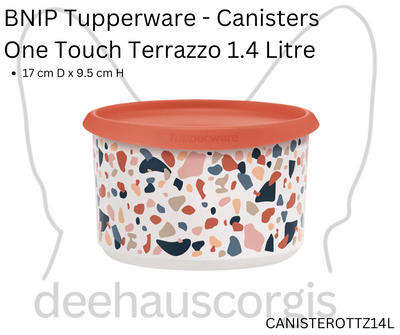 Canister - One Touch Terrazzo - 1.4 Litre