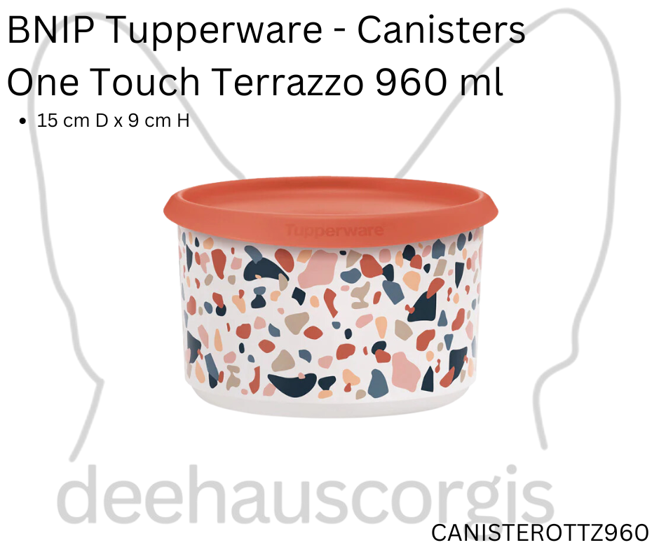Canister - One Touch Terrazzo - 960 ml