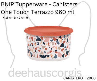 Canister - One Touch Terrazzo - 960 ml