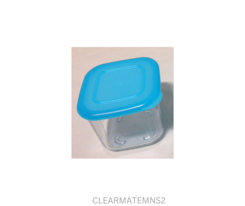 Tupperware Clear Mates Mini Square 2