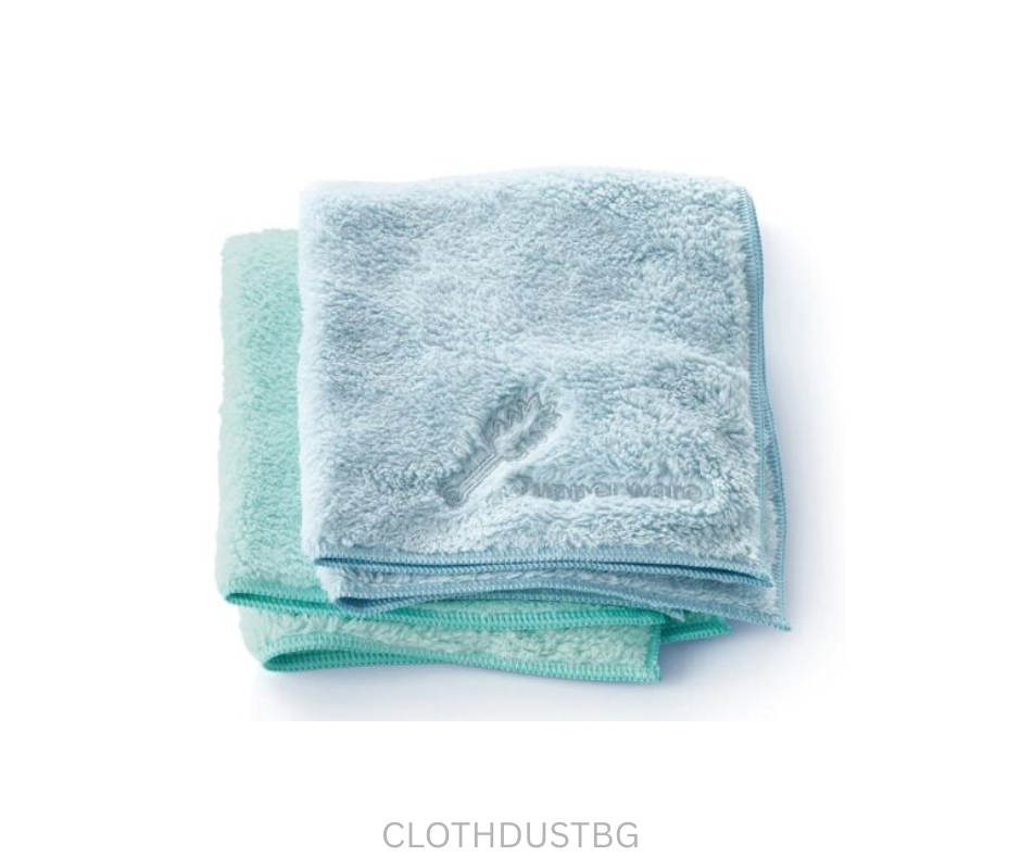 Tupperware Cloth - Dust - Blue Green - Set of 2