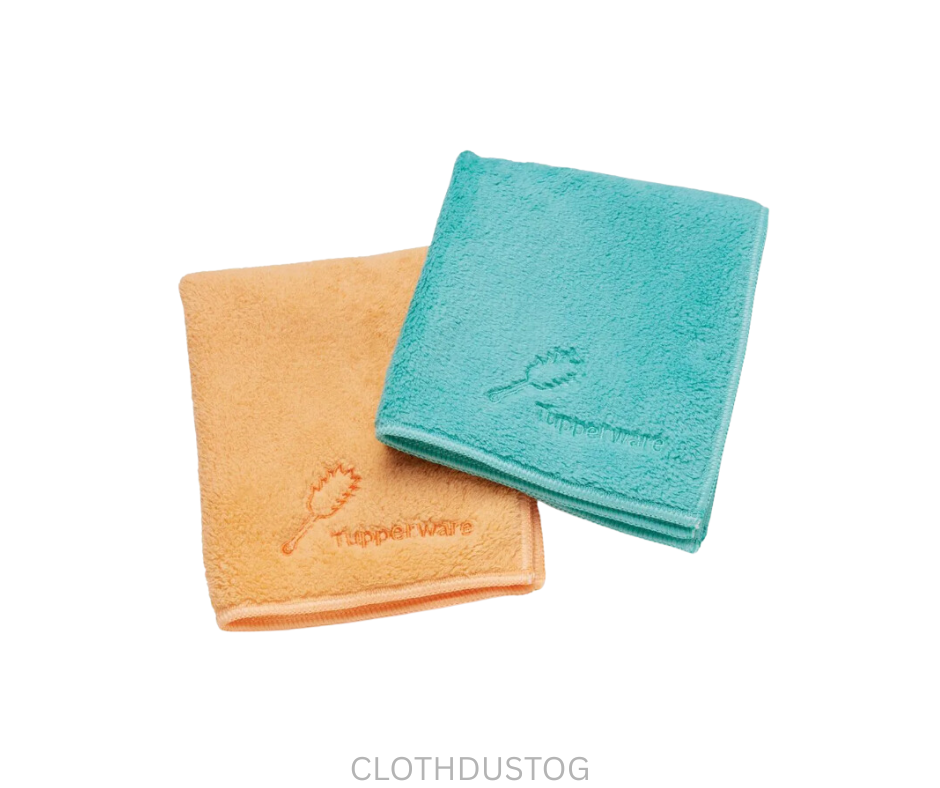 Tupperware Cloth - Dust - Orange Green - Set of 2