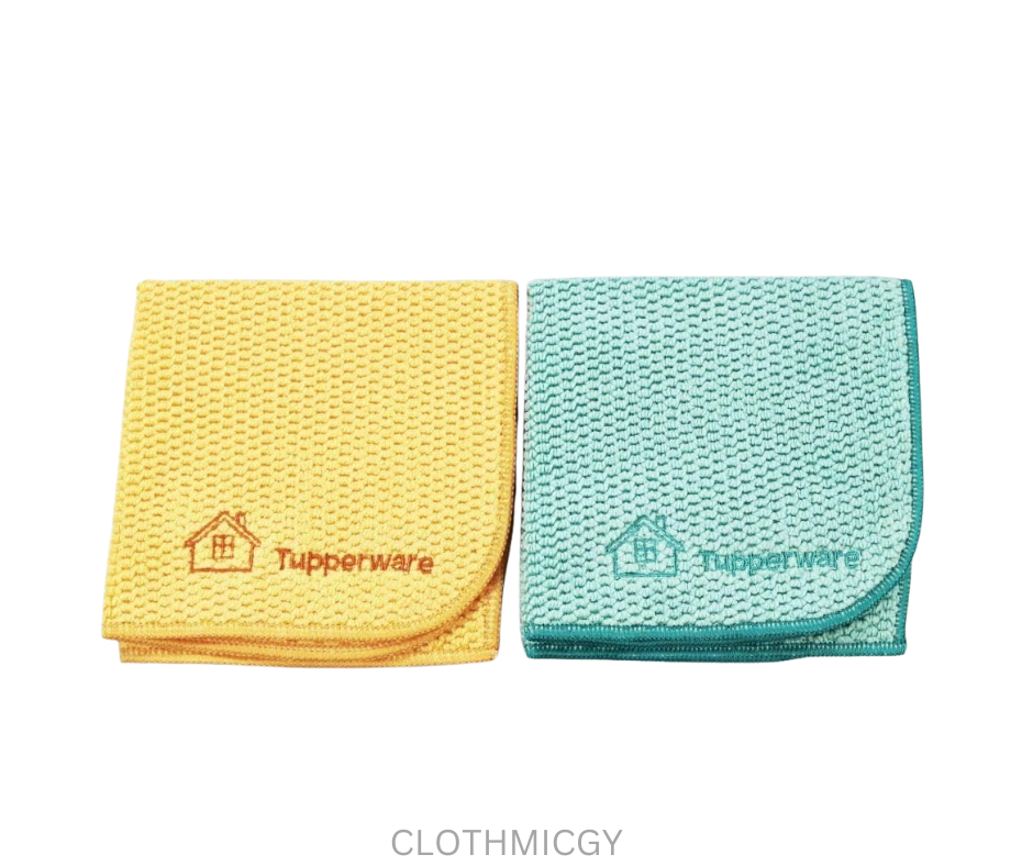 Tupperware Cloth - Microfibre - Green Yellow - Set of 2