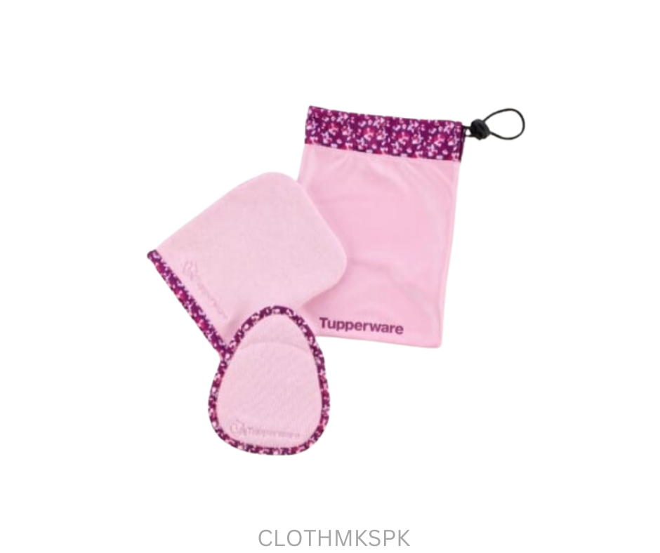 Tupperware Cloth - Makeup Set - Pink
