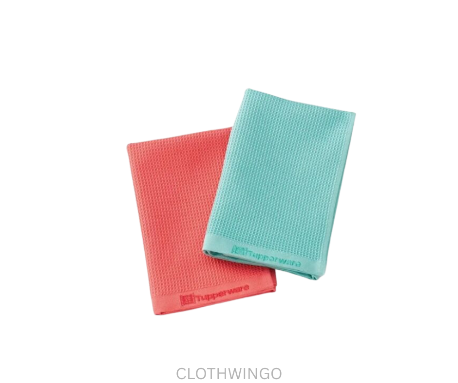 Tupperware Cloth - Window - Green Orange