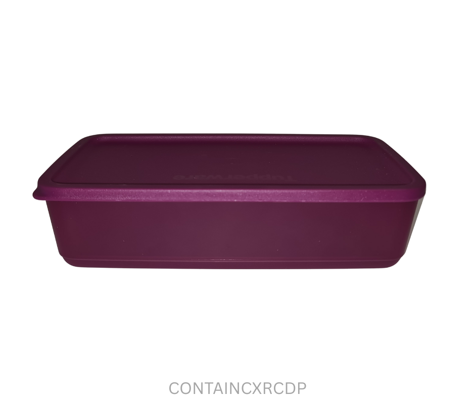 Tupperware Container - Cubix Rectangle 1.4 Litre - Purple