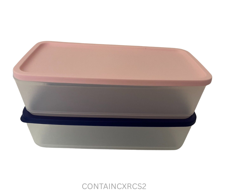 Tupperware Container - Cubix Rectangle - Set of 2