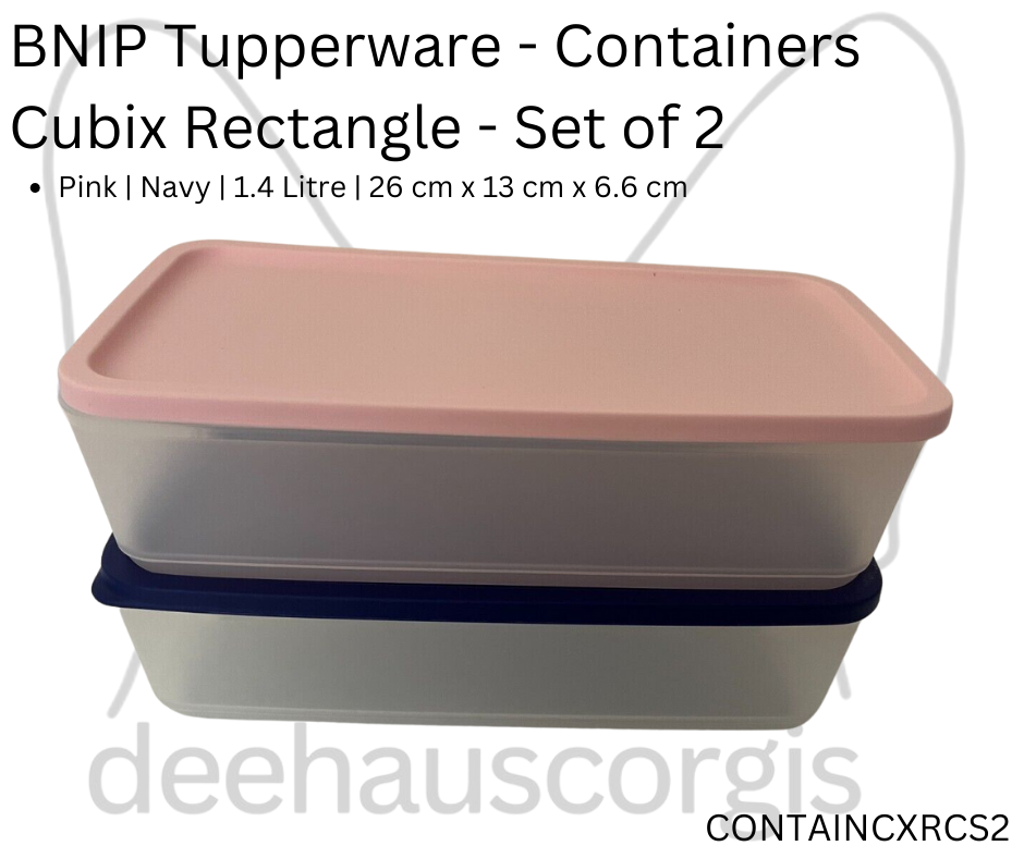 Container - Cubix Rectangle - Set of 2