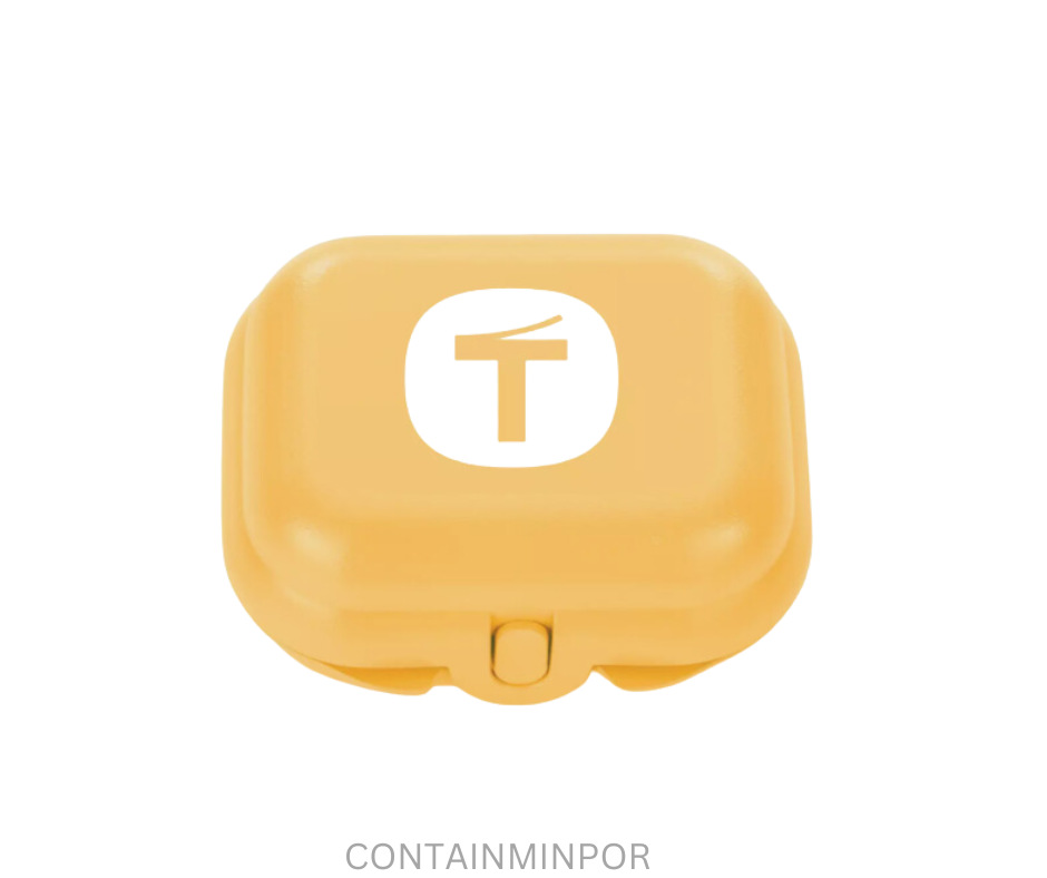 Tupperware Oyster - Mini - Pale Orange