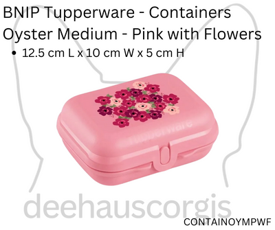 Oyster - Medium - Pink with Flowers