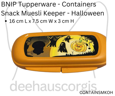 Container - Snack Muesli Keeper - Orange Halloween