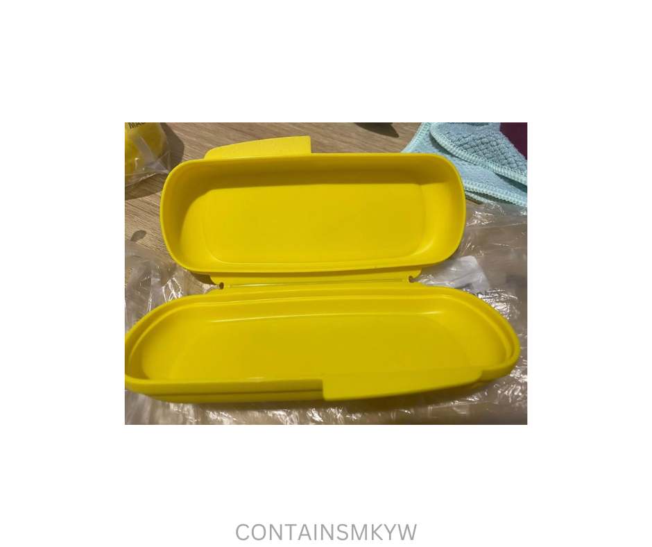 Tupperware Container - Snack Muesli Keeper - Yellow