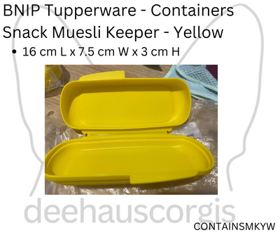 Container - Snack Muesli Keeper - Yellow