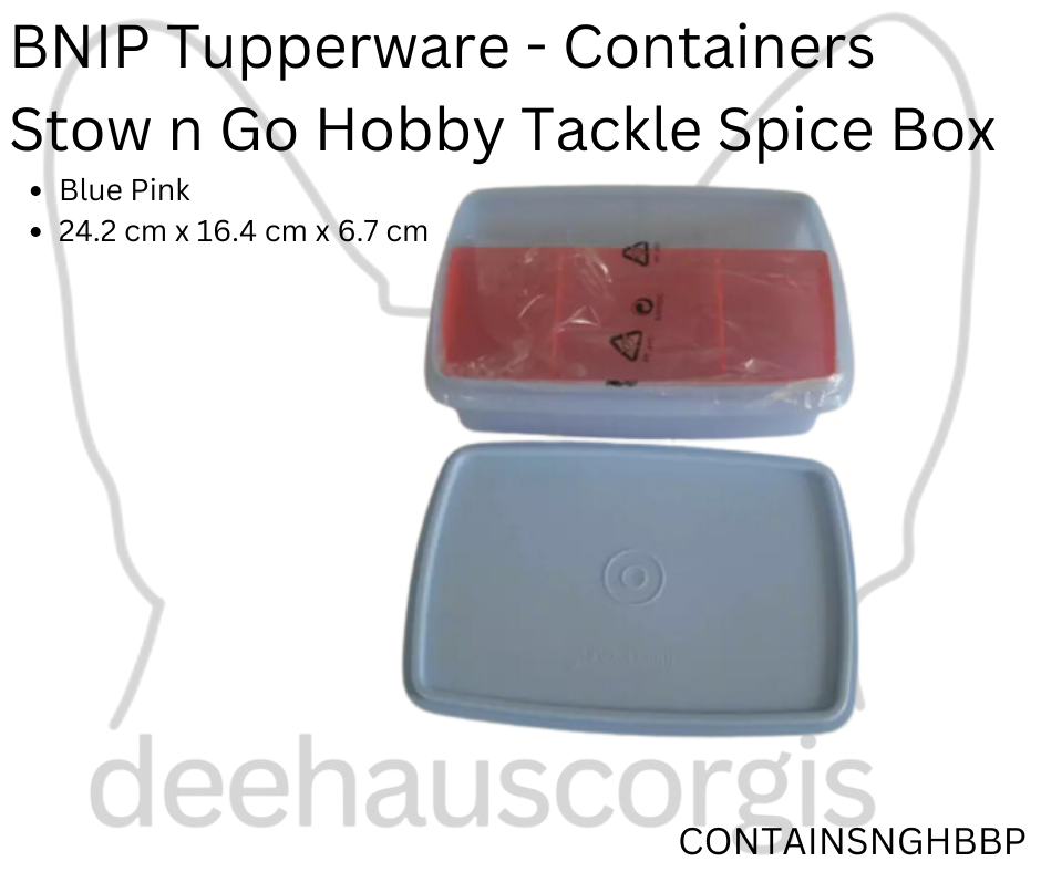 Container - Stow and Go Hobby Box - Blue Pink