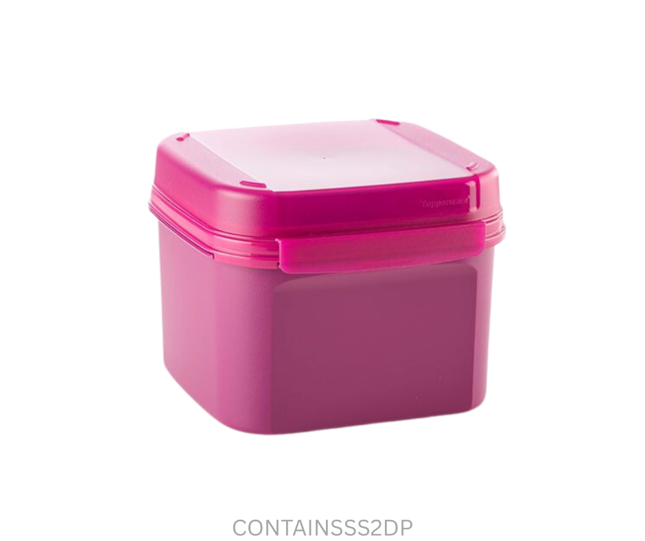 Tupperware Signature Line - Square 2 - Dark Pink