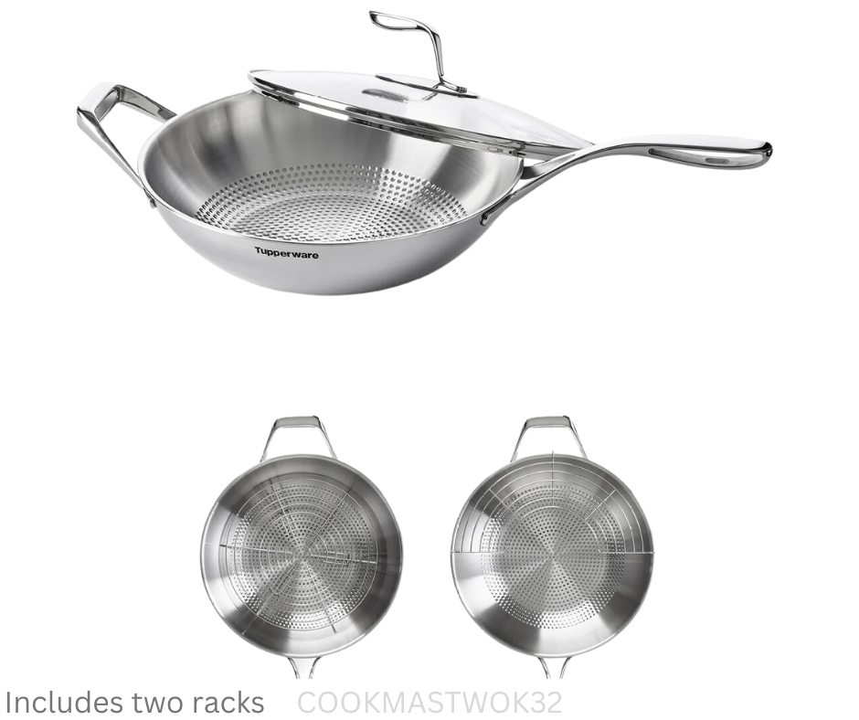 Tupperware Mastro Series Wok - 32cm