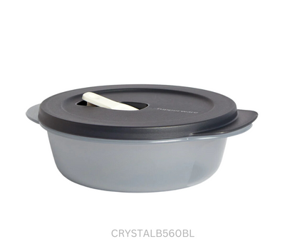 Tupperware Crystal Wave Bowl - 560ml Black