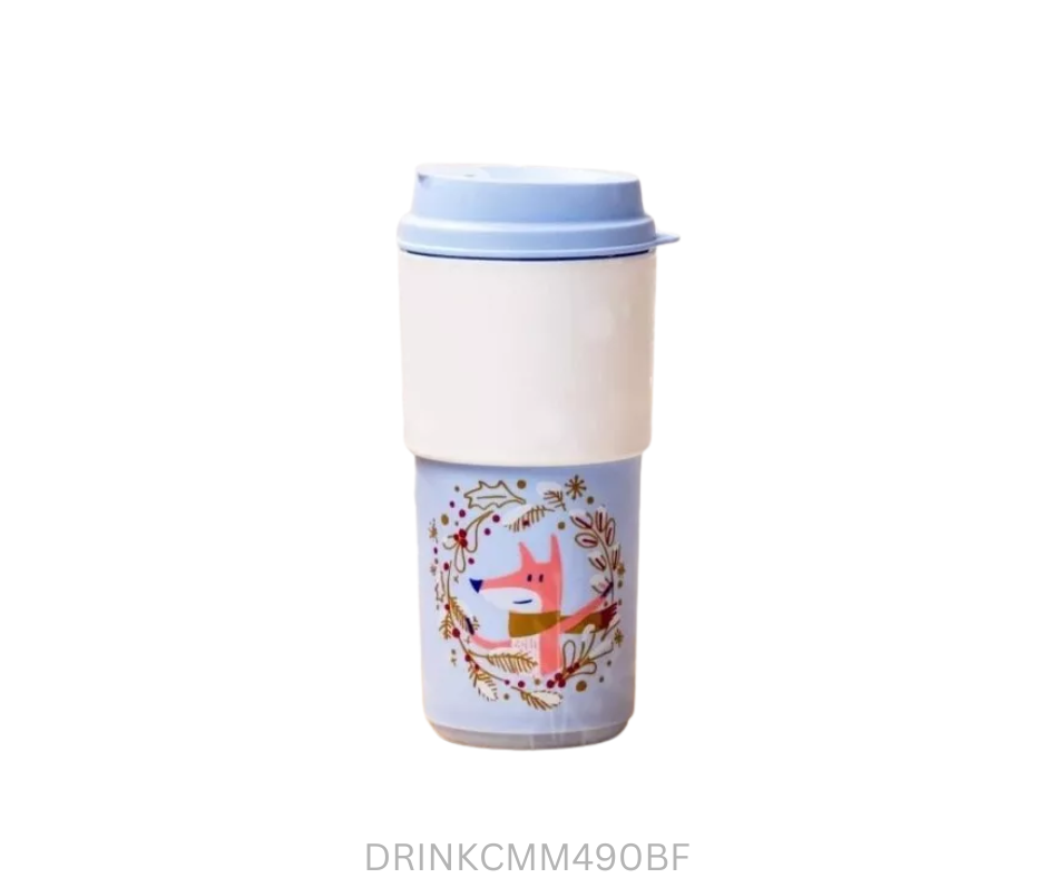 Tupperware Commuter Mug - 490ml - Blue Fox