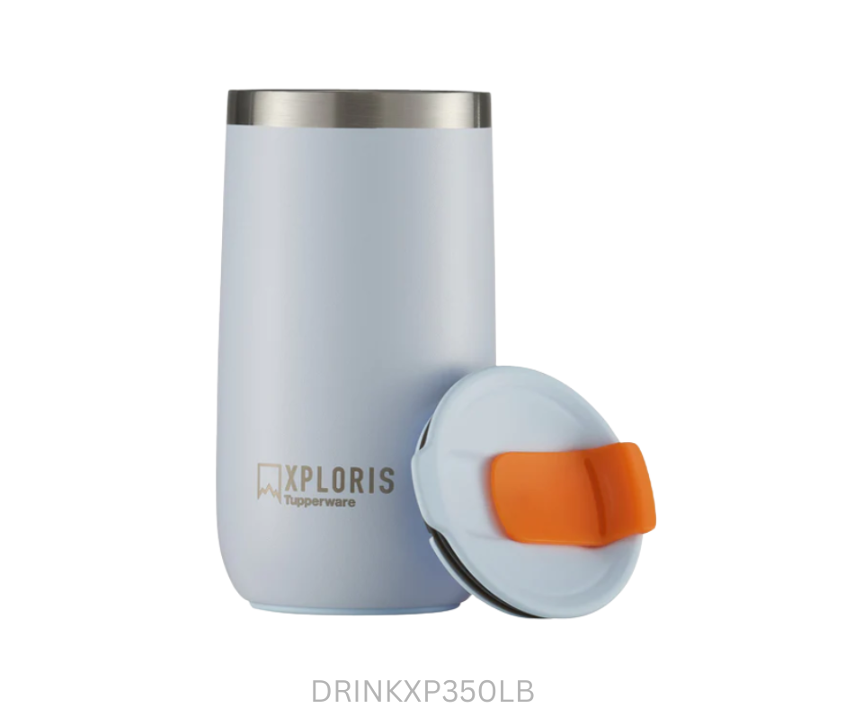 Tupperware Xploris Insulated Tumbler - 350ml - Pale Blue