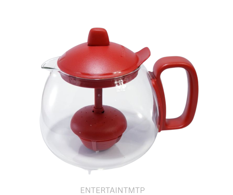 Tupperware Teaz Me Tea Pot - Red