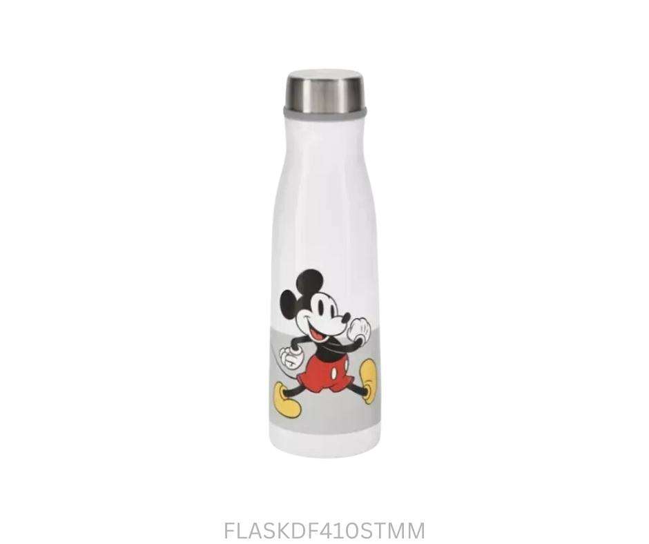 Tupperware Drink Flask - 410ml Screw Top - Mickey Mouse