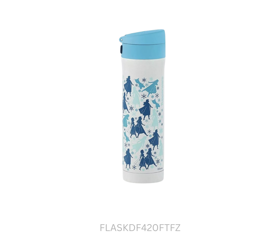 Tupperware Drink Flask - 420ml Flip Top - Disney Frozen